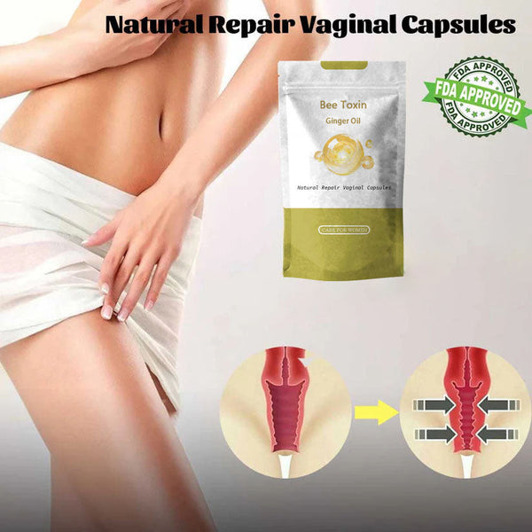 Herbal Ginger Oil Feminine Care Capsules | Gentle Botanical Intimate Balance Support | Daily Comfort & Freshness